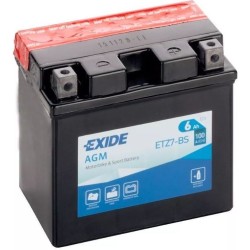 Batteria moto Exide ETZ7-BS 12V 6Ah 100A AGM - 2