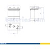 Batteria nautica Exide EU140-6 6V 140Ah - 2