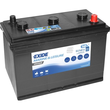 Batería náutica Exide EU140-6 6V 140Ah - 3