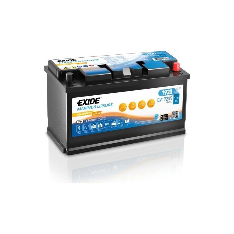 Marine battery Litio Exide EV1920S 12V 150Ah - 1