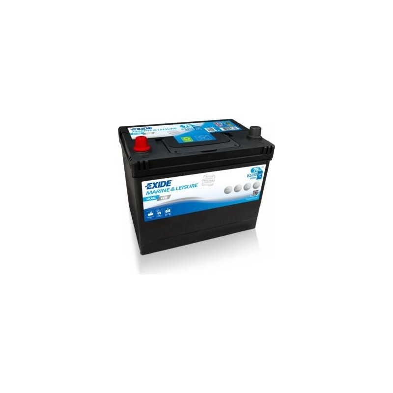 Batteria nautica Exide EZ650 12V 75Ah EFB - 1