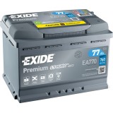Batterie voiture Exide EA770 12V 77Ah 760A | baterias.com