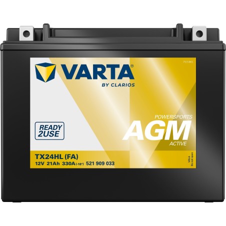 Motorcycle battery Varta YTX24HL (TX24HL) 12V 21Ah 330A AGM