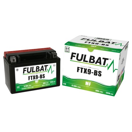 Motorradbatterie Fulbat FTX9-BS 12V 8.4Ah 135A AGM | baterias.com