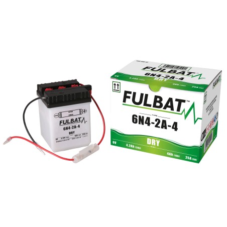 Batería de moto Fulbat 6N4-2A-4 6V 4.2Ah 25A | baterias.com