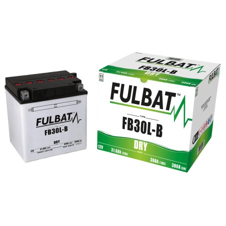 Bateria de mota Fulbat FB30L-B 12V 31.6Ah 300A | baterias.com