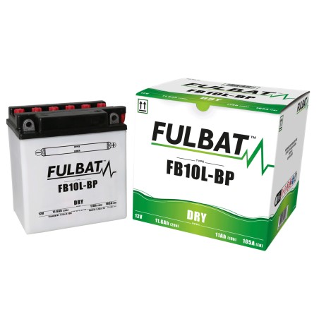 Batteria moto Fulbat FB10L-BP 12V 11.6Ah 165A | baterias.com