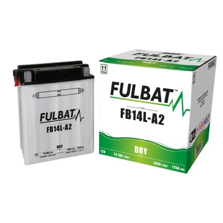 Motorradbatterie Fulbat FB14L-A2 12V 14.7Ah 175A | baterias.com