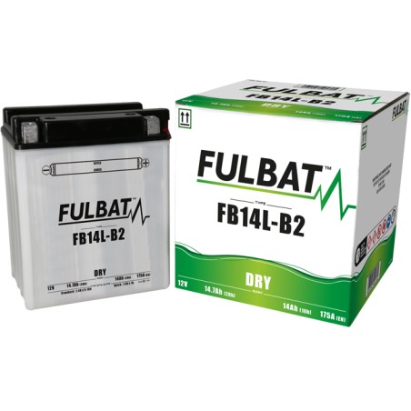Batterie moto Fulbat FB14L-B2 12V 14.7Ah 175A | baterias.com