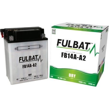 Bateria de mota Fulbat FB14A-A2 12V 14.7Ah 175A | baterias.com