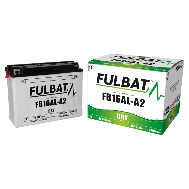 Bateria de mota Fulbat FB16AL-A2 12V 16.8Ah 210A | baterias.com