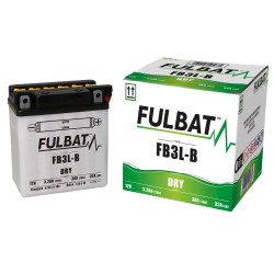 Batteria moto Fulbat FB3L-B 12V 3.2Ah 32A | baterias.com
