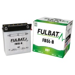 Batterie moto Fulbat FB5L-B 12V 5.3Ah 65A | baterias.com