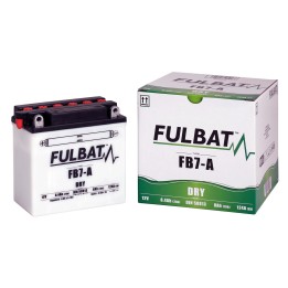 Batería de moto Fulbat FB7-A 12V 8.4Ah 105A | baterias.com