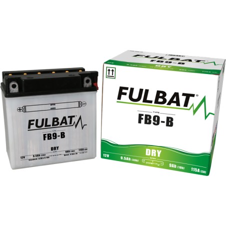 Bateria de mota Fulbat FB9-B 12V 9.5Ah 115A | baterias.com