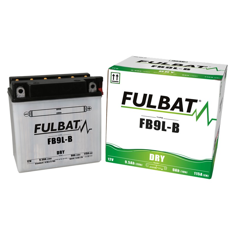 Motorradbatterie Fulbat FB9L-B 12V 9.5Ah 115A | baterias.com