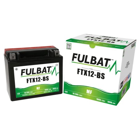 Batteria moto Fulbat FTX12-BS 12V 10.5Ah 180A AGM | baterias.com