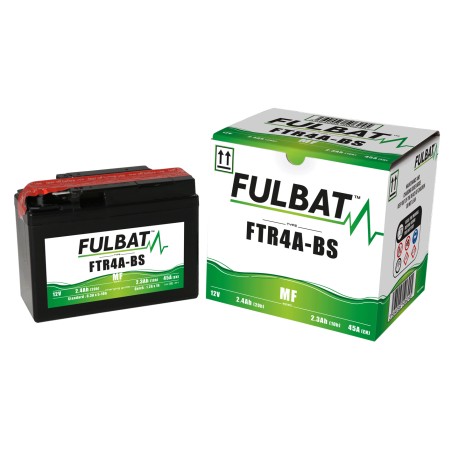 Motorradbatterie Fulbat FTR4A-BS 12V 2.4Ah 45A AGM | baterias.com