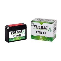 Motorcycle battery Fulbat FT4B-BS 12V 2.4Ah 40A AGM