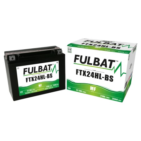 Motorcycle battery Fulbat FTX24HL-BS 12V 22.1Ah 350A AGM