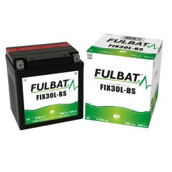 Motorcycle battery Fulbat FIX30L-BS 12V 31.6Ah 400A AGM