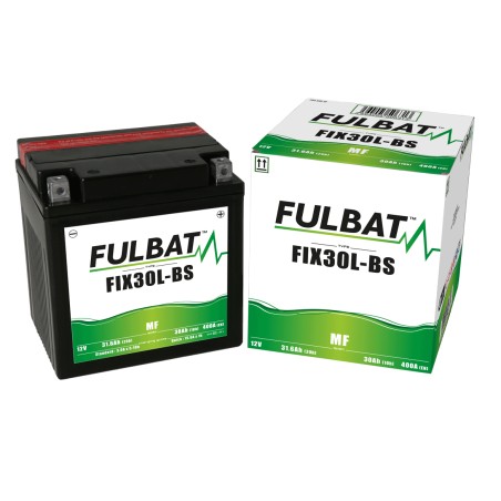 Batteria moto Fulbat FIX30L-BS 12V 31.6Ah 400A AGM | baterias.com