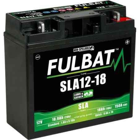 Lawnmower battery Fulbat SLA12-18 12V 18.9Ah 150A AGM