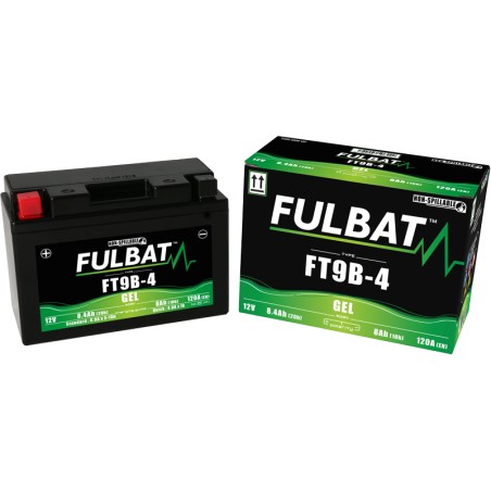 Batteria moto Fulbat FT9B-4 GEL 12V 8.4Ah 120A GEL – immagine 2