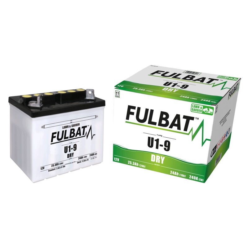 Batterie de tondeuse Fulbat U1-9 24V 25.3Ah 240A | baterias.com