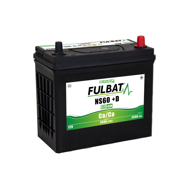 Batería de cortacésped Fulbat NS60 +D 12V 45Ah 350A