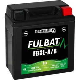Batería de moto Fulbat FB3L-A/B GEL 12V 3.2Ah 35A GEL