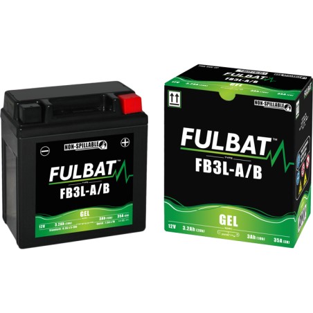 Motorradbatterie Fulbat FB3L-A/B GEL 12V 3.2Ah 35A GEL – Bild 2