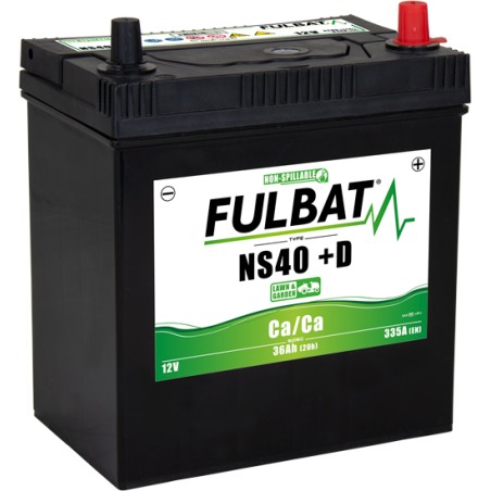 Batería de cortacésped Fulbat NS40 +D 12V 36Ah 335A