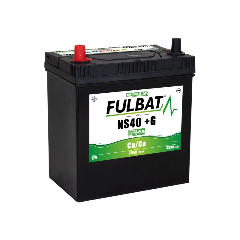 Batterie de tondeuse Fulbat NS40 +G 12V 36Ah 335A | baterias.com
