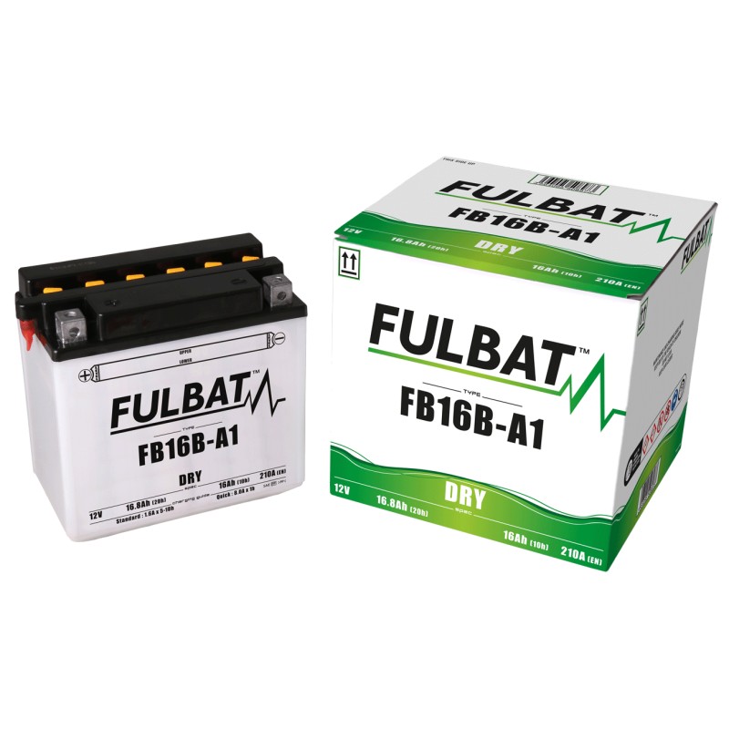 Bateria de mota Fulbat FB16B-A1 12V 16.8Ah 210A | baterias.com