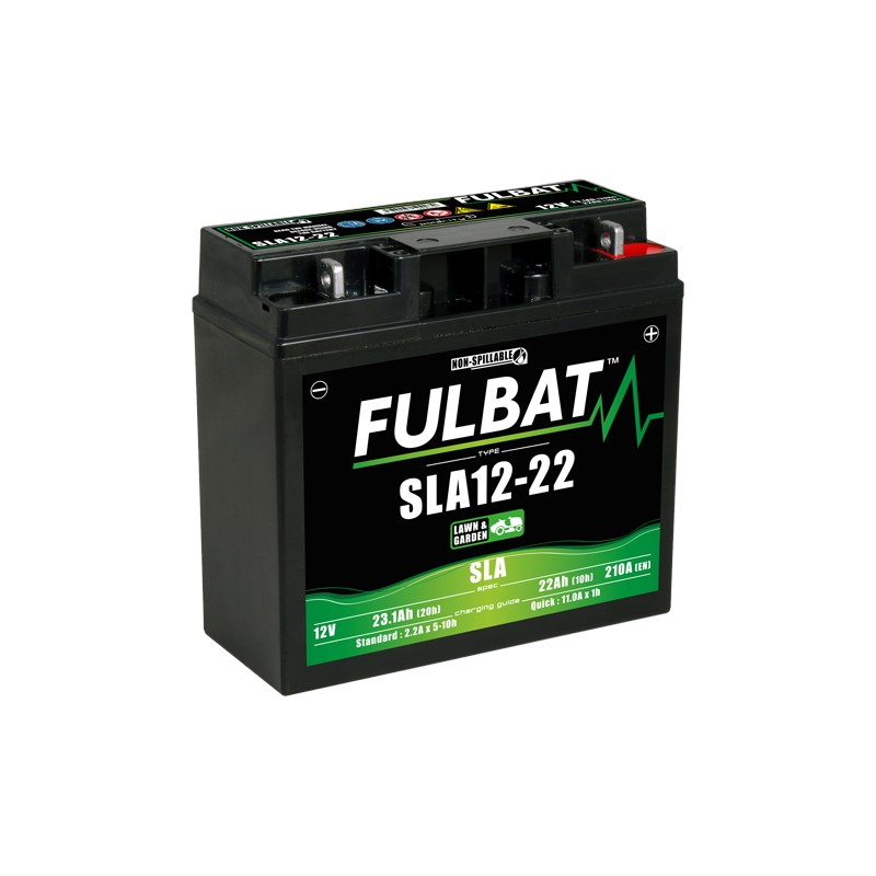 Lawnmower battery Fulbat SLA12-22 12V 23.1Ah 210A AGM
