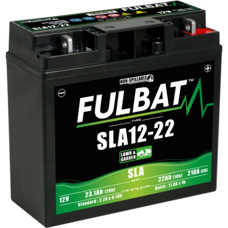 Batería de cortacésped Fulbat SLA12-22 12V 23.1Ah 210A AGM
