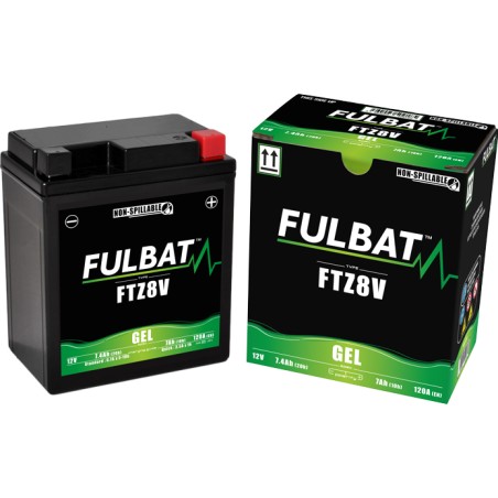 Batteria moto Fulbat FTZ8V GEL 12V 7.4Ah 120A GEL – immagine 2