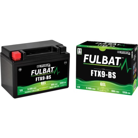 Batteria moto Fulbat FTX9-BS GEL 12V 8.4Ah 135A GEL – immagine 2