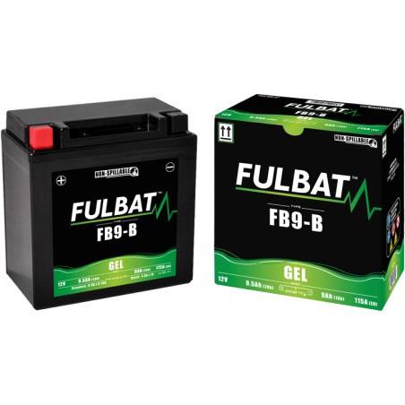 Motorcycle battery Fulbat FB9-B GEL 12V 9.5Ah 115A GEL
