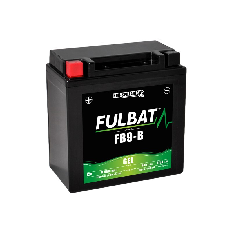Motorcycle battery Fulbat FB9-B GEL 12V 9.5Ah 115A GEL