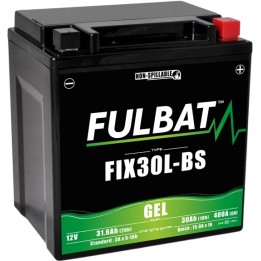 Motorcycle battery Fulbat FIX30L-BS GEL 12V 31.6Ah 400A GEL