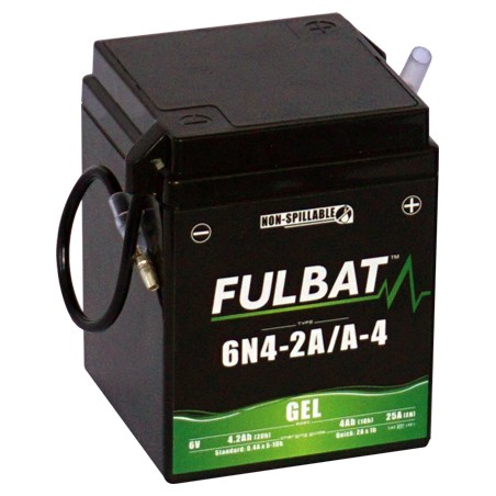 Batteria moto Fulbat 6N4-2A/A-4 GEL 6V 4.2Ah 25A GEL