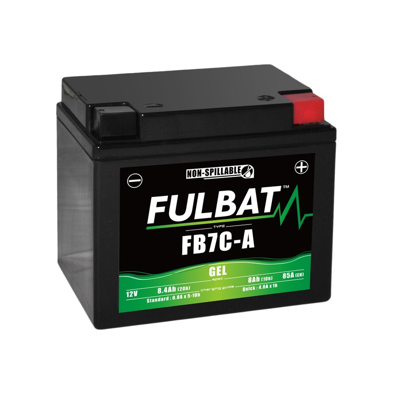 Motorcycle battery Fulbat FB7C-A GEL 12V 8.4Ah 85A GEL