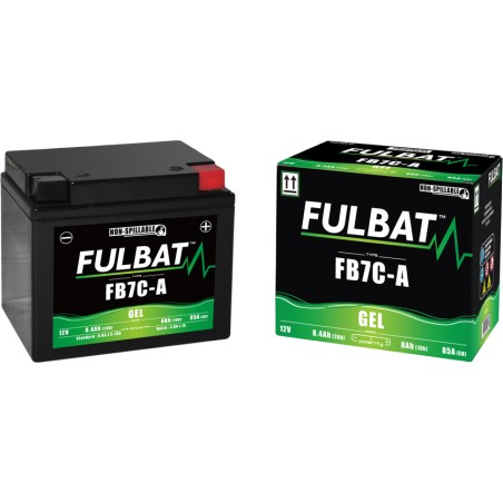 Batterie moto Fulbat FB7C-A GEL 12V 8.4Ah 85A GEL | baterias.com