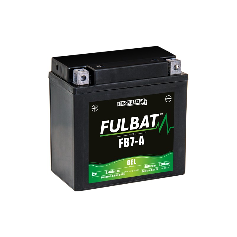 Motorcycle battery Fulbat FB7-A GEL 12V 8.4Ah 120A GEL