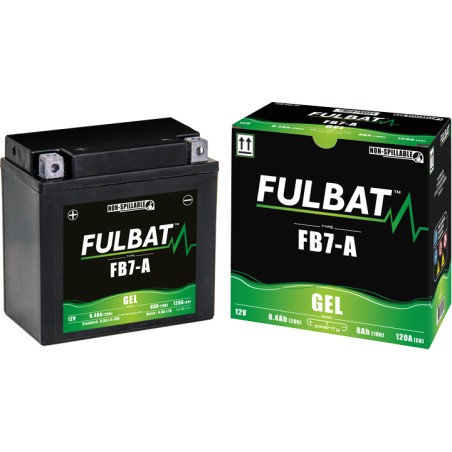 Motorradbatterie Fulbat FB7-A GEL 12V 8.4Ah 120A GEL – Bild 2