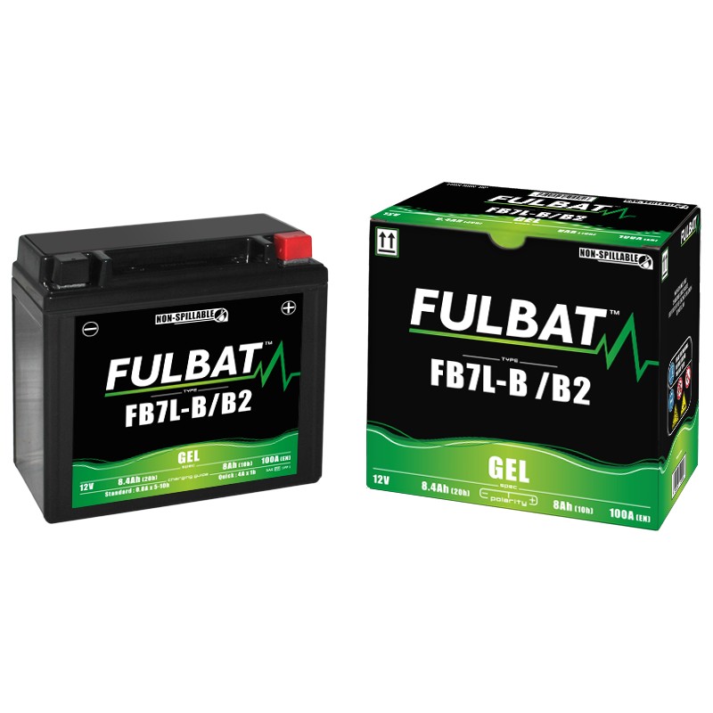 Batteria moto Fulbat FB7L-B/B2 GEL 12V 8.4Ah 100A GEL – immagine 2