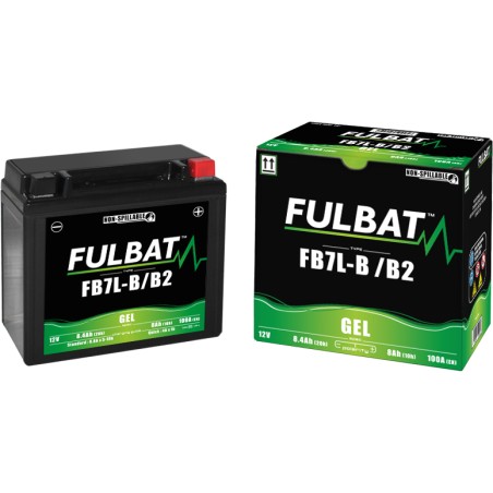 Batteria moto Fulbat FB7L-B/B2 GEL 12V 8.4Ah 100A GEL – immagine 2