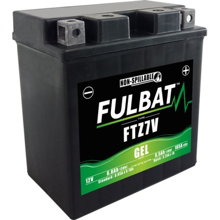 Motorcycle battery Fulbat FTZ7V GEL 12V 6.8Ah 105A GEL
